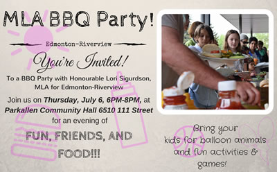 MLA BBQ, Edmonton