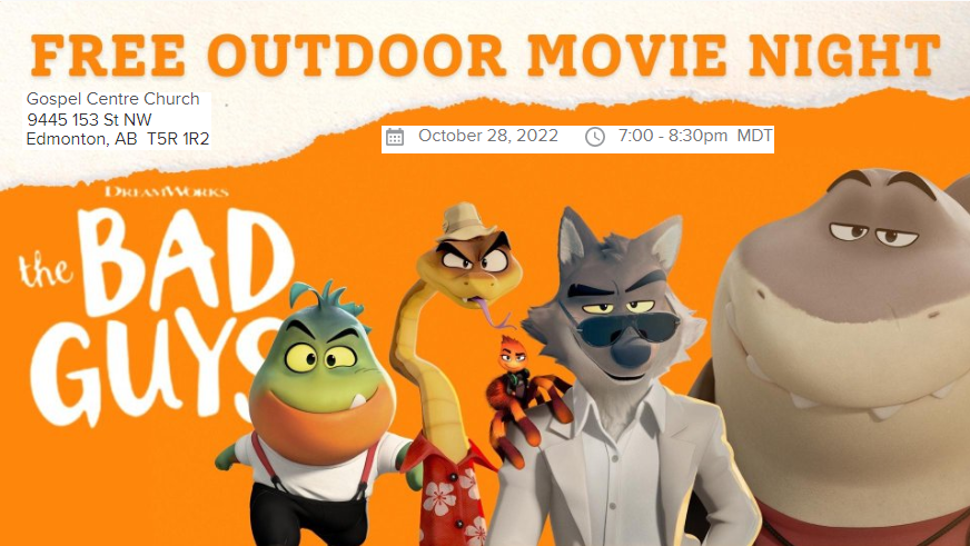 free outdoor movie night